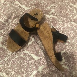 Kork Wedge Sandals